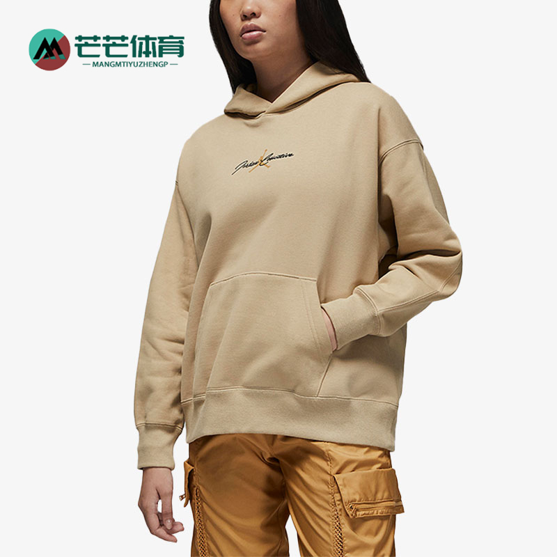 耐克女士简约印花休闲连帽卫衣