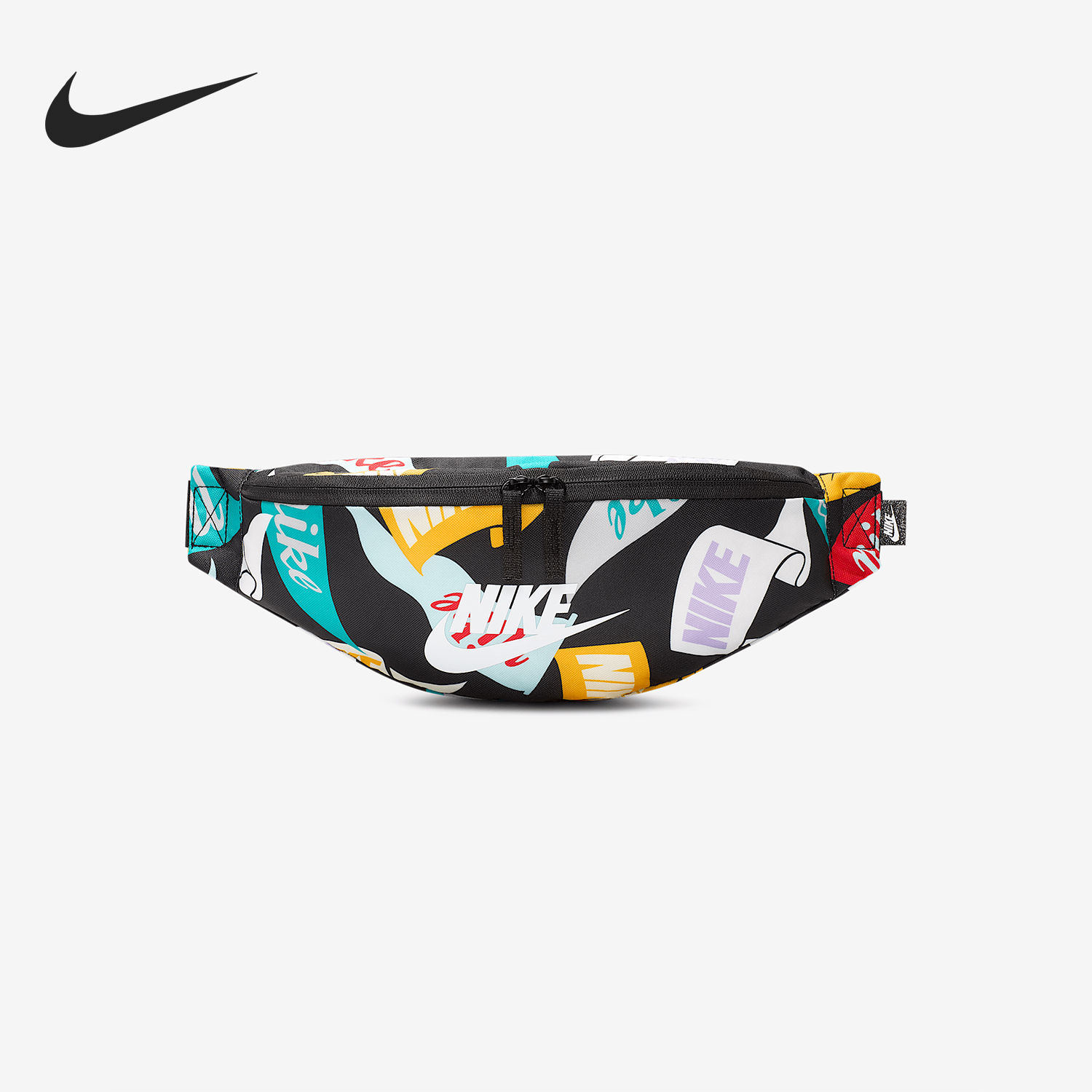 Nike/耐克正品2025新款男女户外骑行便携斜挎包HJ8368-010