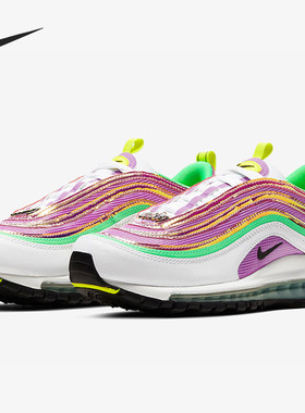 Nike/耐克正品当季MAX97糖果闪亮女子运动气垫跑鞋CW5591-100