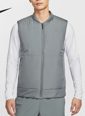 Nike/耐克正品2025冬季款男士刺绣训练运动保暖棉马甲FB7554-084