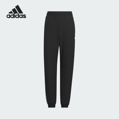 Adidas/阿迪达斯正品2025秋季款儿童日常运动户外休闲裤KB5100