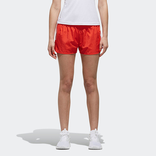 CV7366 NEO女士条纹吸汗透气梭织训练运动短裤 Adidas 阿迪达斯正品