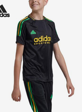 Adidas/阿迪达斯正品TIRONATIONSPACK黑色经典青少年长裤IW0899