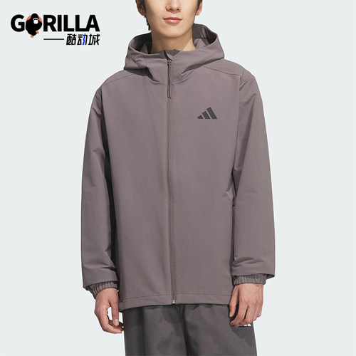 Adidas/阿迪达斯正品V SFT SHELL JK男女休闲运动连帽外套KF5227
