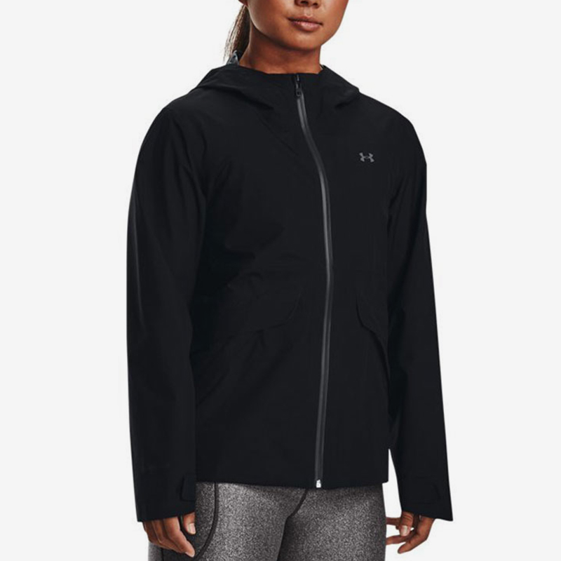 UA/安德玛正品运动女士梭织宽松舒适经典休闲夹克外套1369986-001