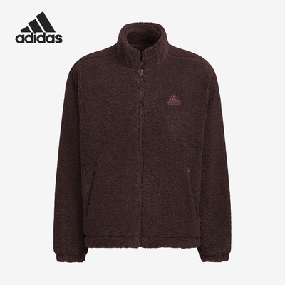 Adidas/阿迪达斯正品新款男士立领拉链抓绒夹克外套JI8620