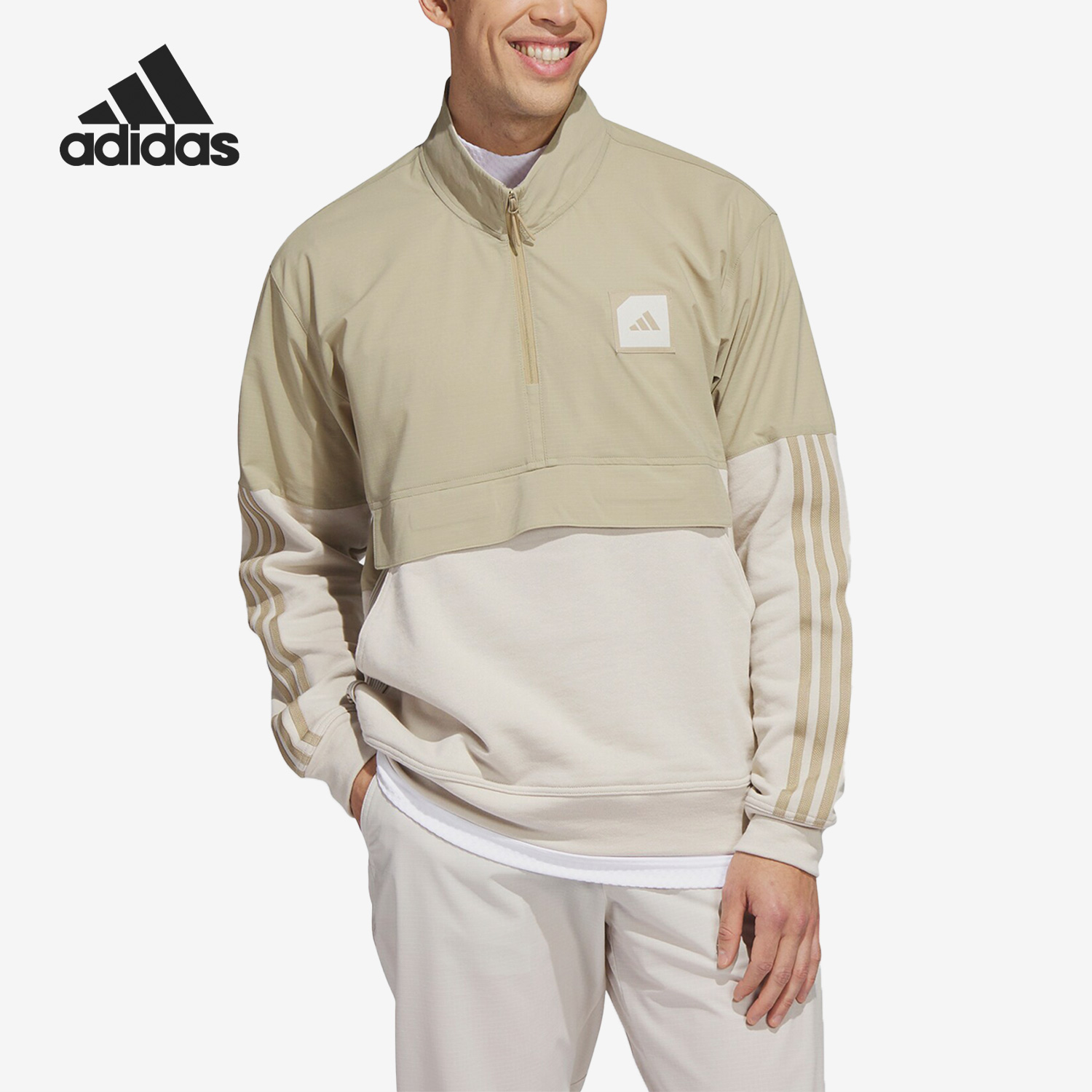 阿迪达斯正品男子套头衫