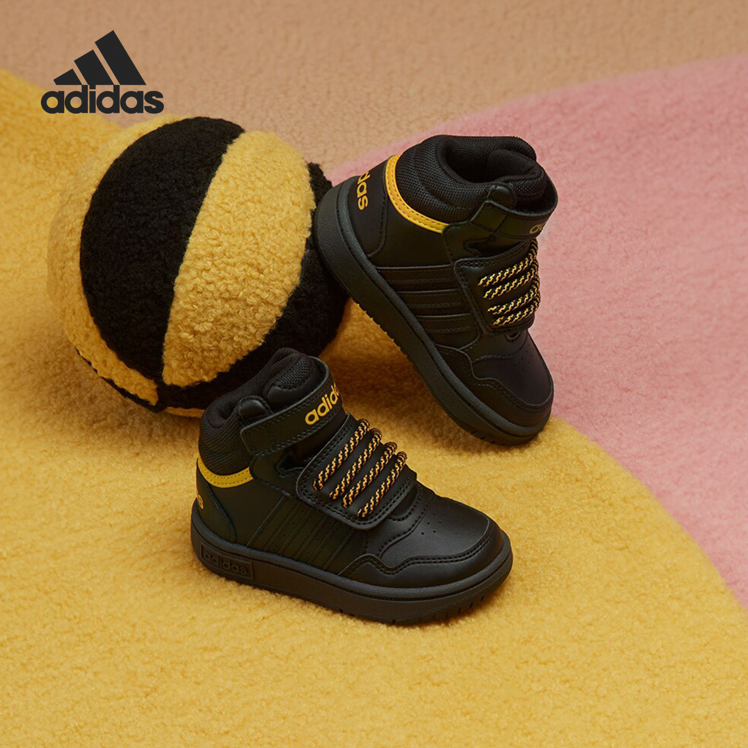 阿迪达斯官方正品婴童时尚休闲鞋