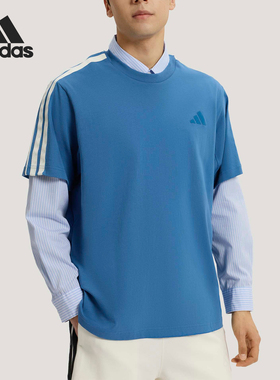 Adidas/阿迪达斯正品夏季男士复古运动经典运动透气短袖T恤KR2492
