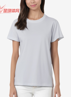 Nike/耐克正品新款女白色简约针织休闲舒适经典短袖T恤CD2610-010