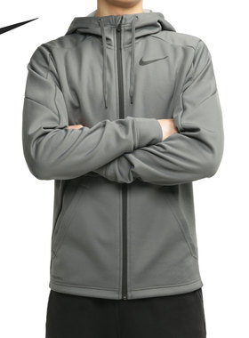 Nike/耐克正品 THERMA 男子加绒开襟训练运动夹克外套CU7359