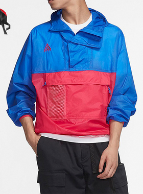 Nike/耐克正品新款男士梭织半拉链经典运动休闲外套CD7635-405