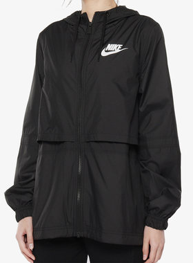 Nike/耐克正品秋秋新款 女子运动休闲透气连帽外套夹克AJ2983