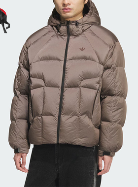 Adidas/阿迪达斯正品三叶草男士休闲复古宽松面包羽绒服KS6080