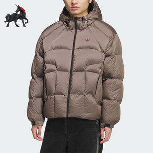 Adidas/阿迪达斯正品三叶草男士休闲复古宽松面包羽绒服KS6080