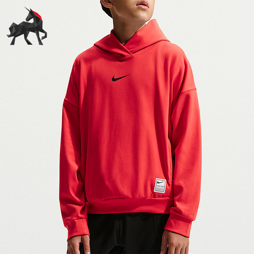 Nike/耐克正品2026春季款大童运动连帽套头休闲卫衣IF1723-696