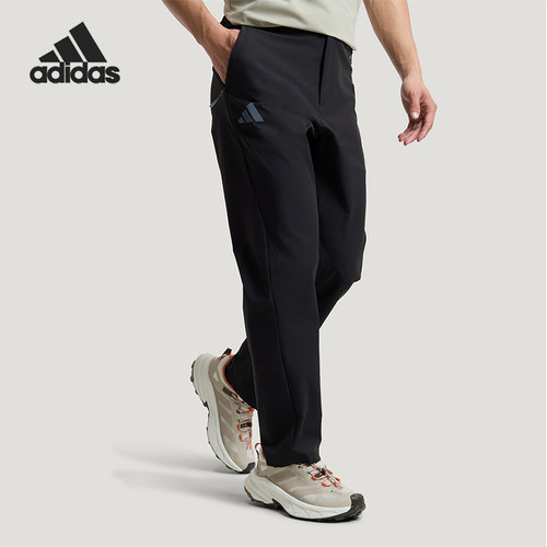 Adidas/阿迪达斯正品TEREXTEREX新款男经典黑色徒步运动裤KC7004