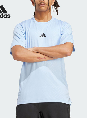 Adidas/阿迪达斯官方正品POWER T-SHIRT男士透气健身短袖JV9713