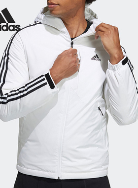 Adidas/阿迪达斯官方正品当季新款男子简约保暖羽绒服H23089