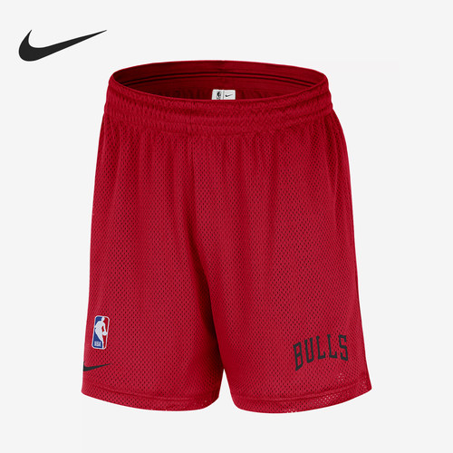 Nike/耐克正品Chicago Bulls男士训练宽松网眼透气短裤FV1985-657