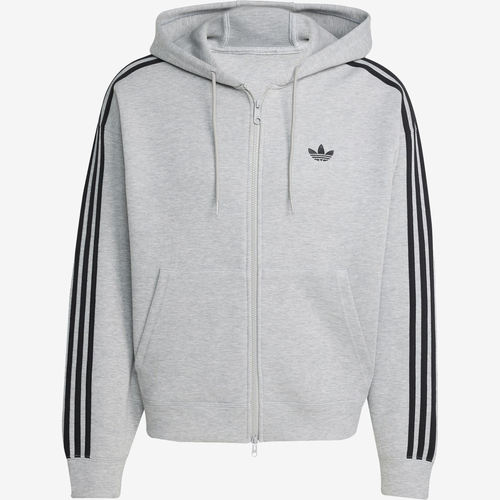 Adidas阿迪达斯正品ADICOLOR Spacer男款拉链宽松长袖T恤JW5965