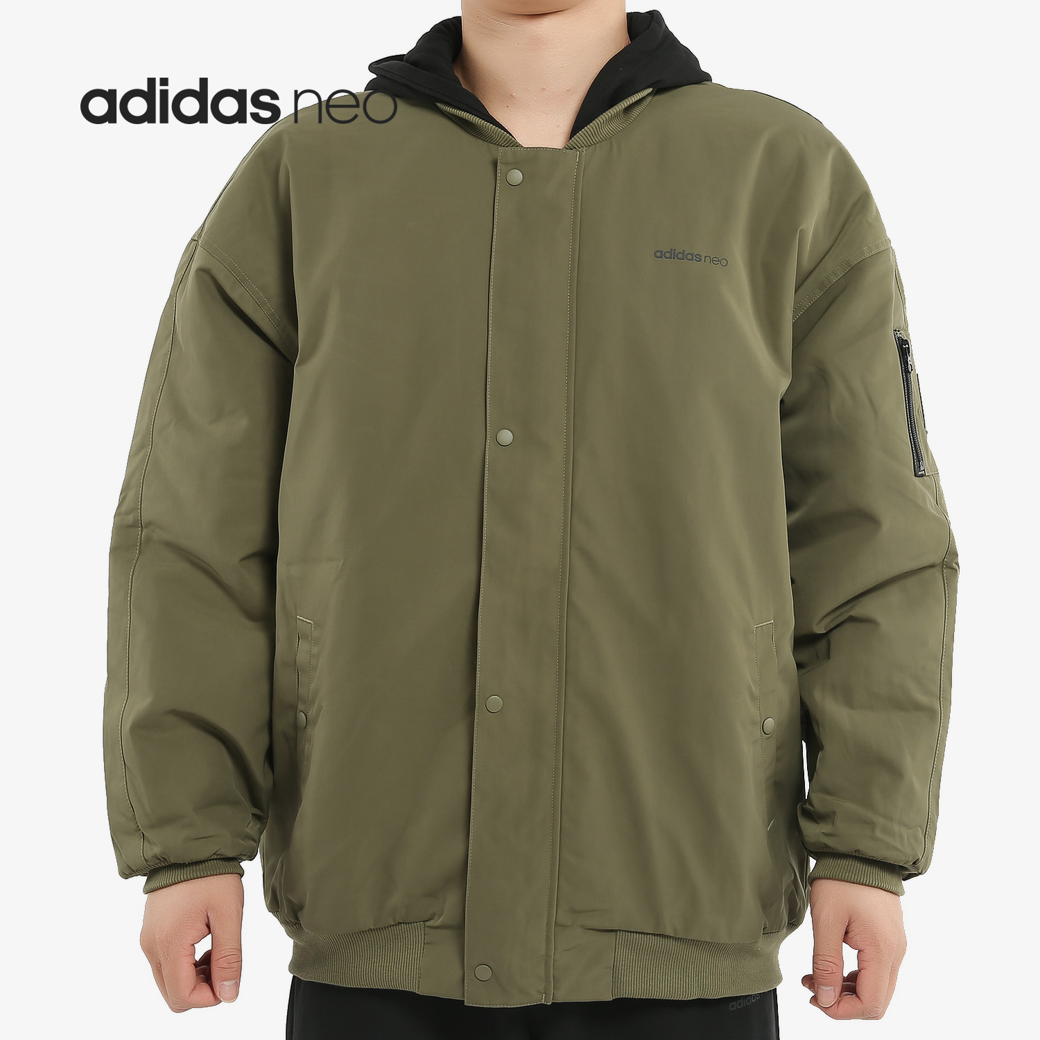 阿迪达斯neopadfk9942运动棉服