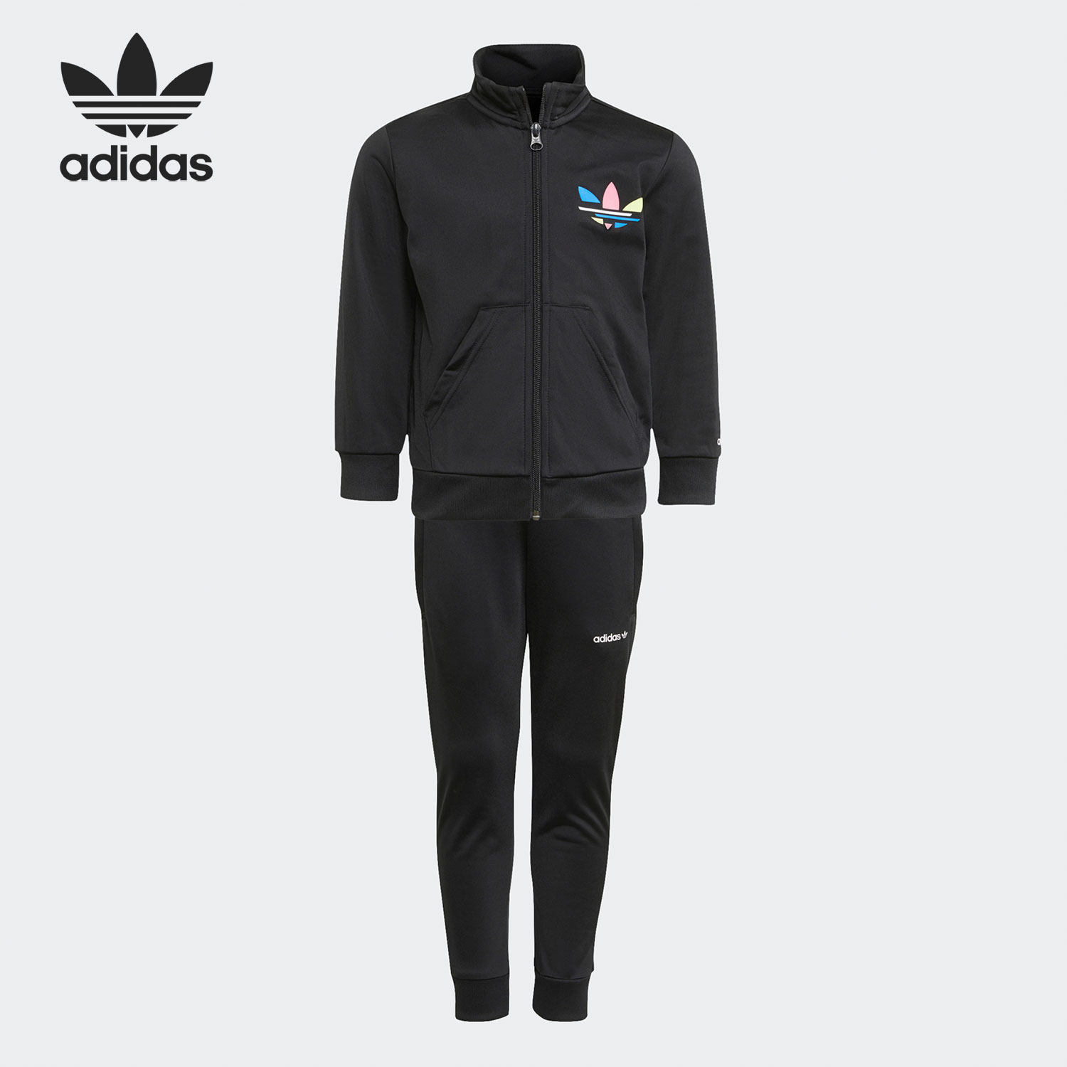 Adidas/阿迪达斯正品 三叶草 运动休闲小童长袖长裤套装 H31178,童装/婴儿装/亲子装,套装,淘宝优惠券,粉丝福利购,淘宝优惠卷