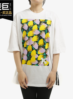 Adidas/阿迪达斯正品三叶草 GRAPHIC TEE 女装运动短袖T恤 FL4080