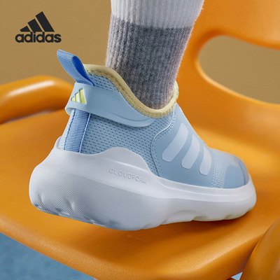 阿迪达斯小童透气休闲鞋