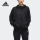 女子运动连帽梭织双面穿夹克FK3522 新款 Adidas 阿迪达斯正品