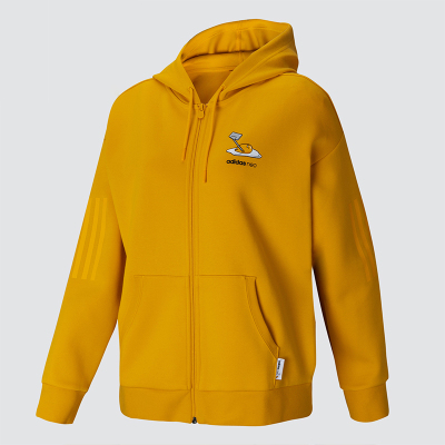 Adidas阿迪达斯女子运动连帽夹克