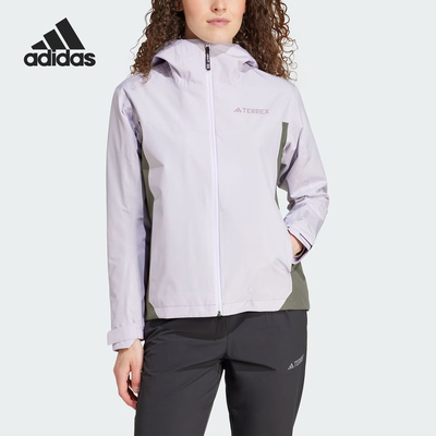 阿迪达斯女士连帽运动外套