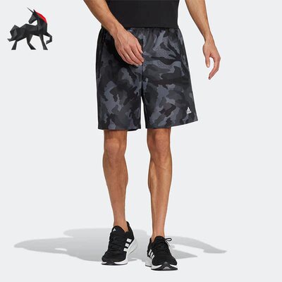 阿迪达斯夏季透气男子运动短裤