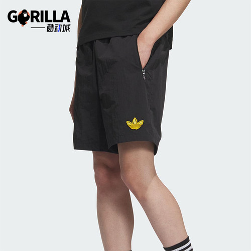 Adidas/阿迪达斯正品三叶草男士休闲宽松户外经典透气短裤KE5795