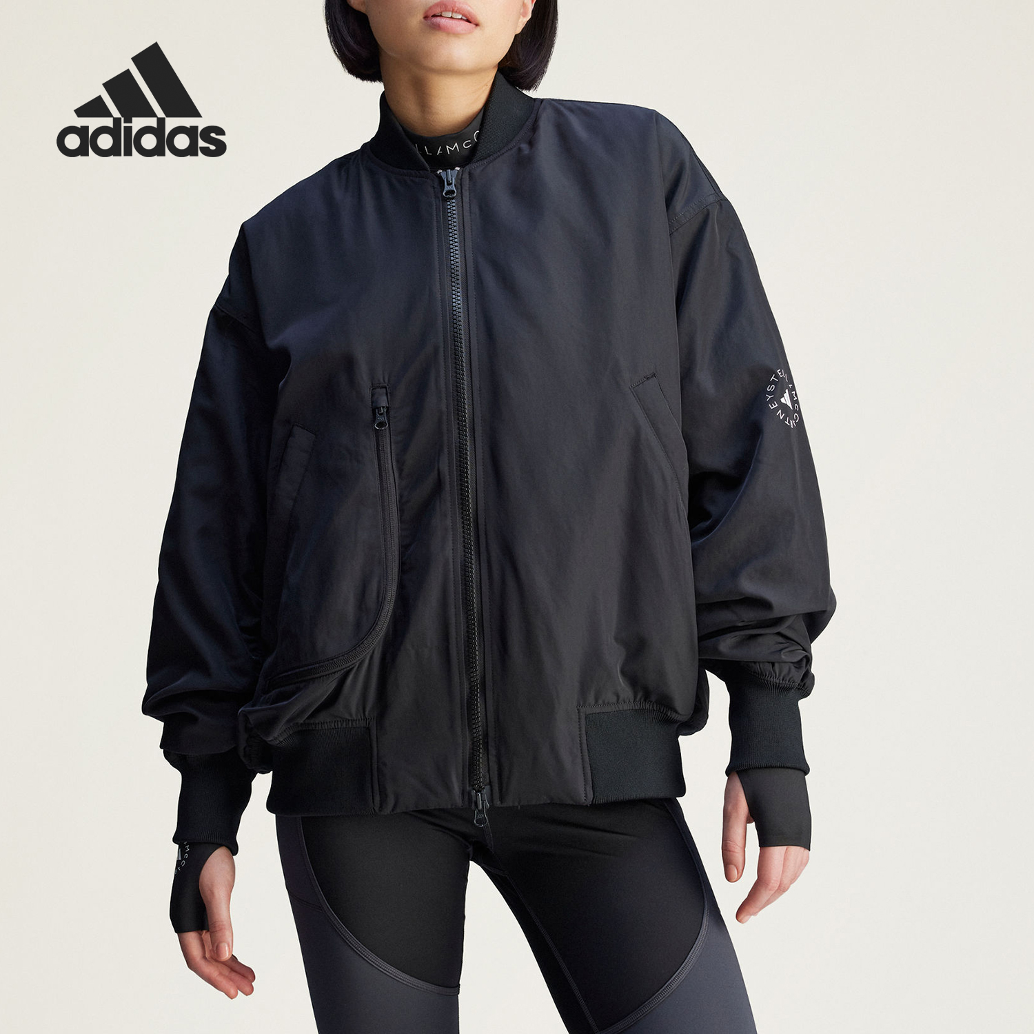 Adidas/阿迪达斯正品ASMC SW BOMBER女士飞行员棉服JF8466