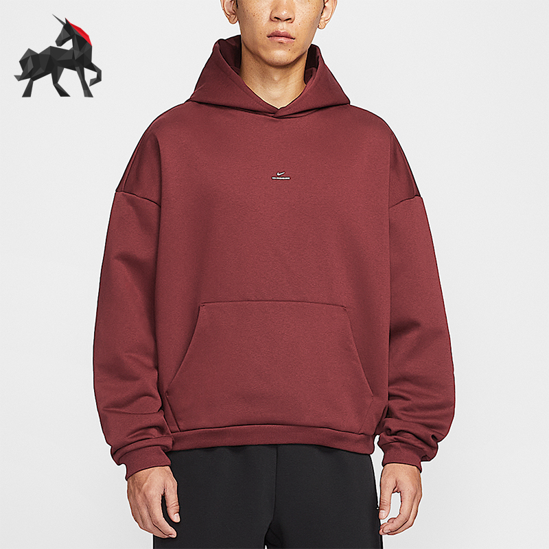 Nike/耐克正品2025男士柔软篮球运动宽松加绒连帽卫衣IM5919-619