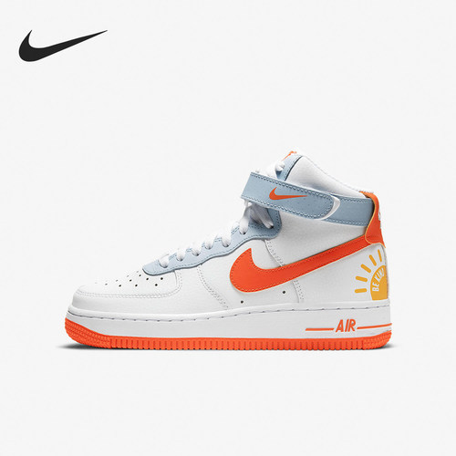 Nike/耐克正品Air Force 1 AF1 GS女子经典板鞋DC2198-100
