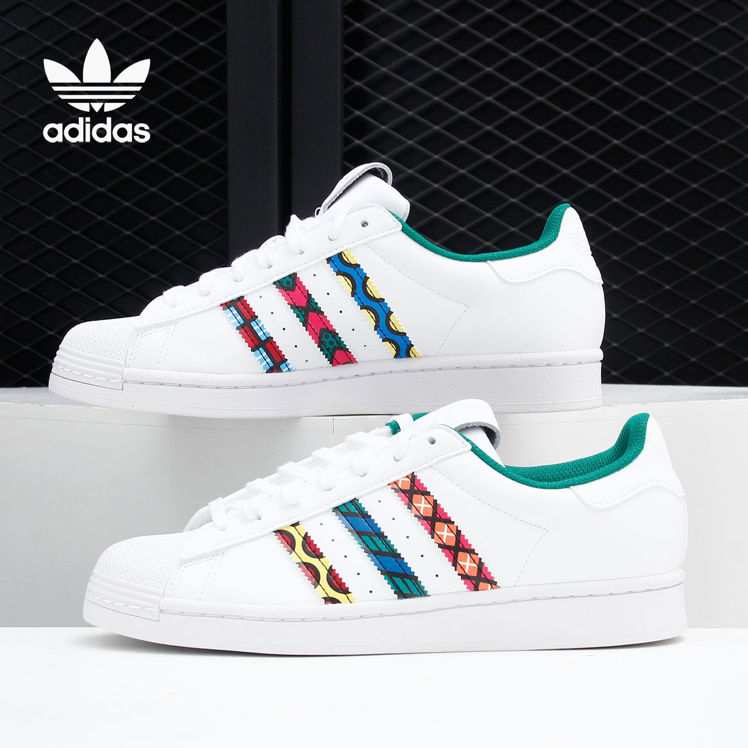 adidas/阿迪达斯正品2021年新款男女夏季三叶草运动休闲鞋 gx7991