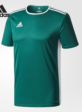 Adidas/阿迪达斯官方正品男子圆领足球训练运动透气短袖T恤CD8358