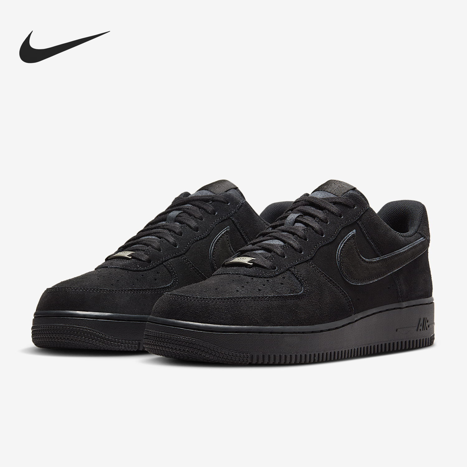 Nike/耐克正品Air Force 1男士翻毛皮轻便经典休闲板鞋HQ1966-002
