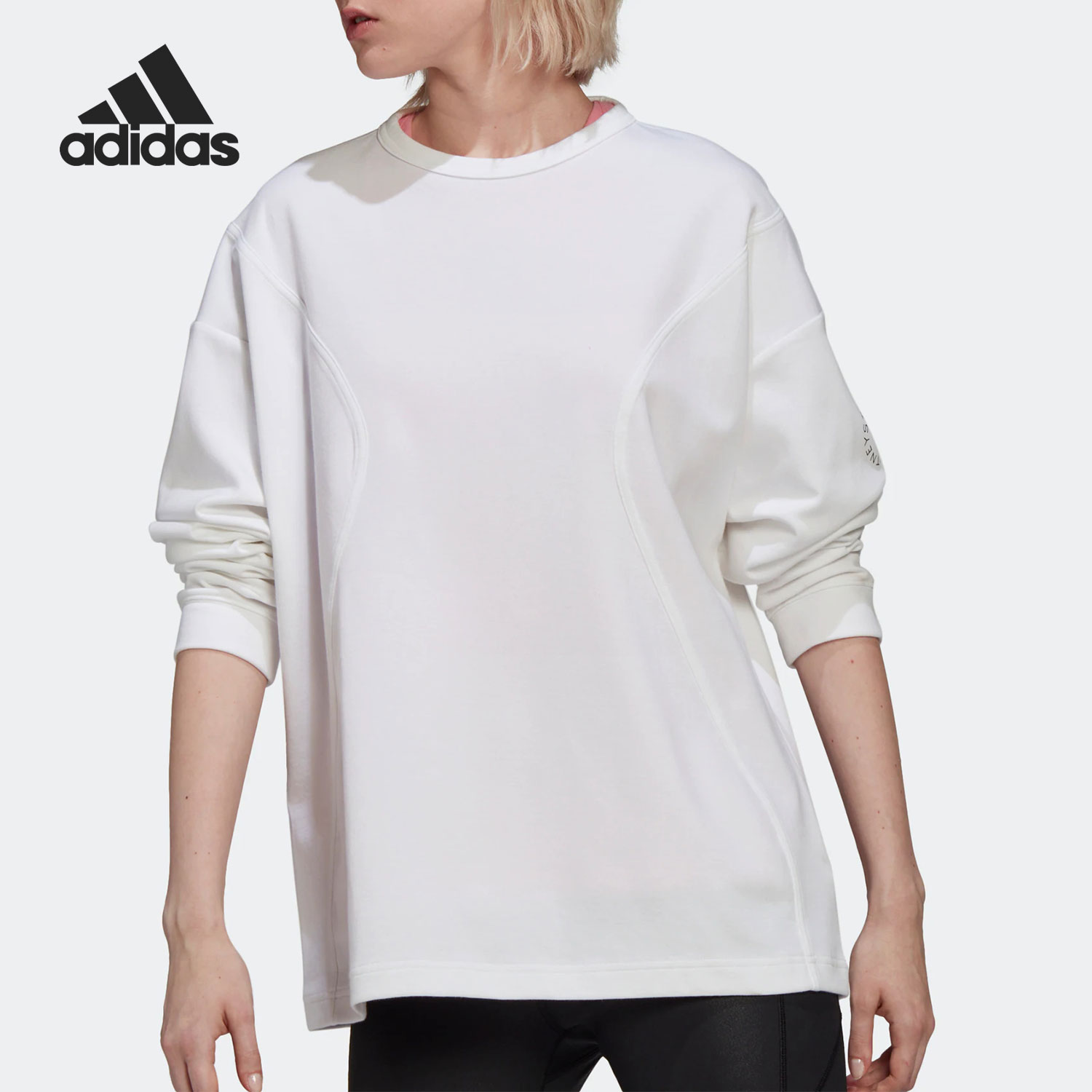 Adidas/阿迪达斯正品STELLA McCARTNEY 女子长袖T恤HA8907
