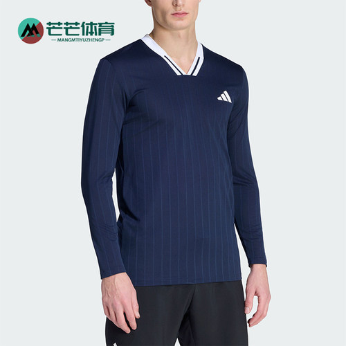 Adidas/阿迪达斯正品TENISLONGSLEVETOP新款经典长袖T恤KE8971