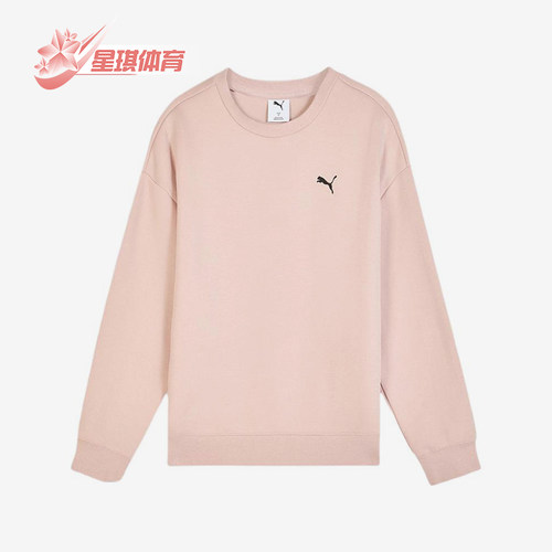 Puma/彪马正品FW25宽松圆领女针织休闲舒适轻便卫衣692902-93