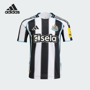 款 2025夏季 阿迪达斯正品 JI7391 足球经典 运动透气短袖 男士 Adidas