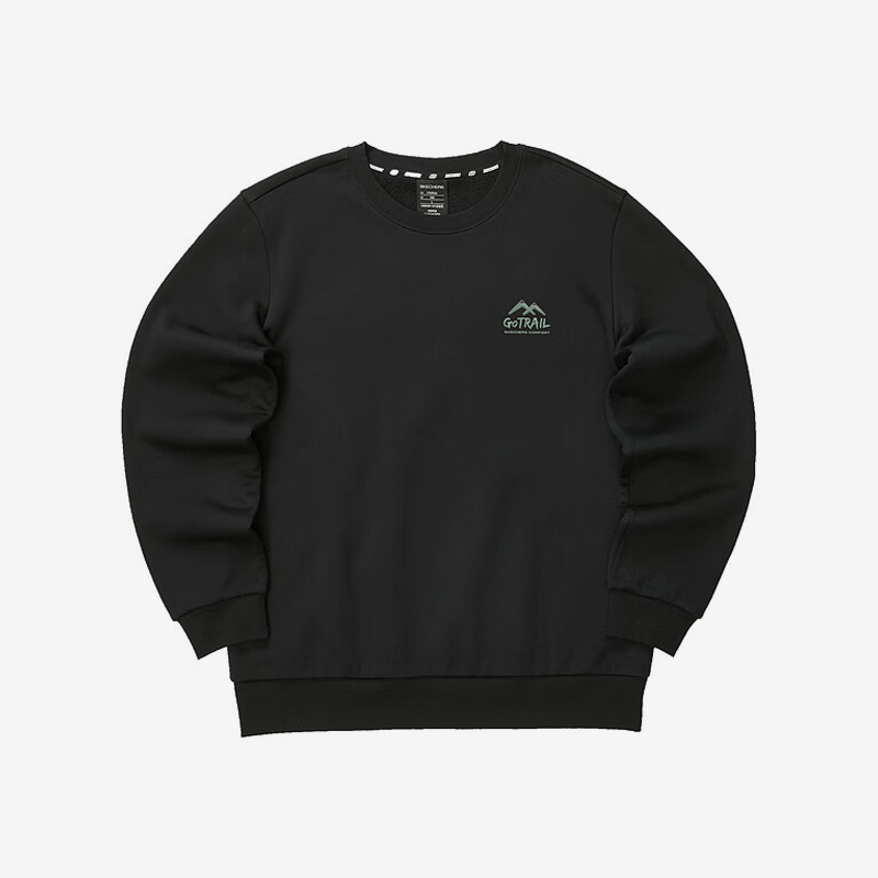 Skechers/斯凯奇正品秋季男子户外时尚运动休闲印花圆领卫衣