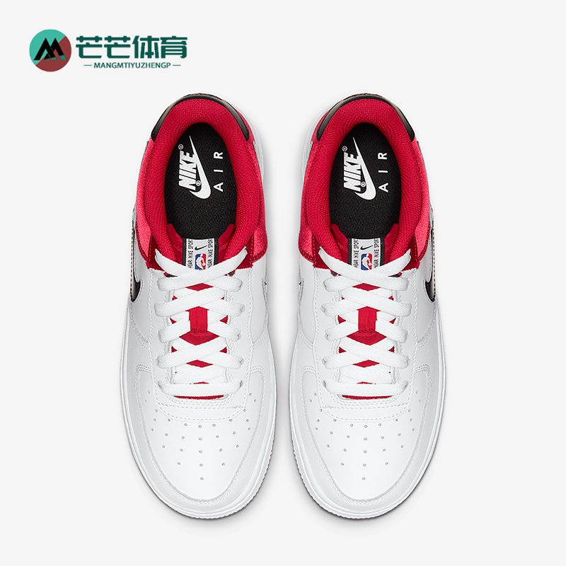 Nike/耐克正品Air Force 1 GS女子大童休闲透气板鞋CK0502-600