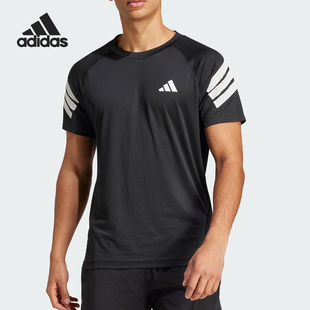 透气健身运动短袖 Adidas JW9729 男士 款 阿迪达斯正品 2025夏季