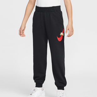 IQ3935 Sportswear大童休闲松紧腰束脚印花长裤 010 耐克正品 Nike