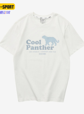 Skechers/斯凯奇正品26夏季男子爆笑怪兽联名短袖T恤L222M022