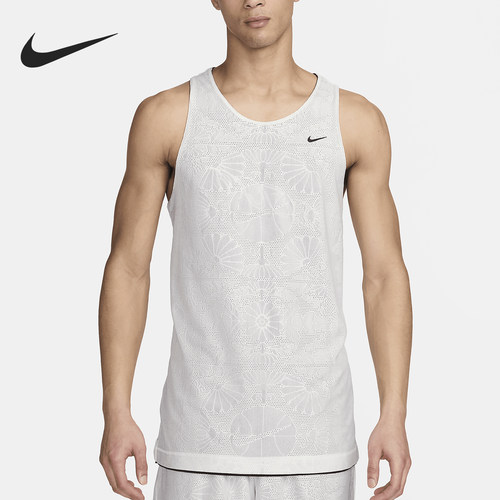 Nike/耐克正品Dri-FIT男士双面穿圆领无袖篮球球衣FN2850-133